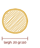Base Pizza Bianca Piccola
